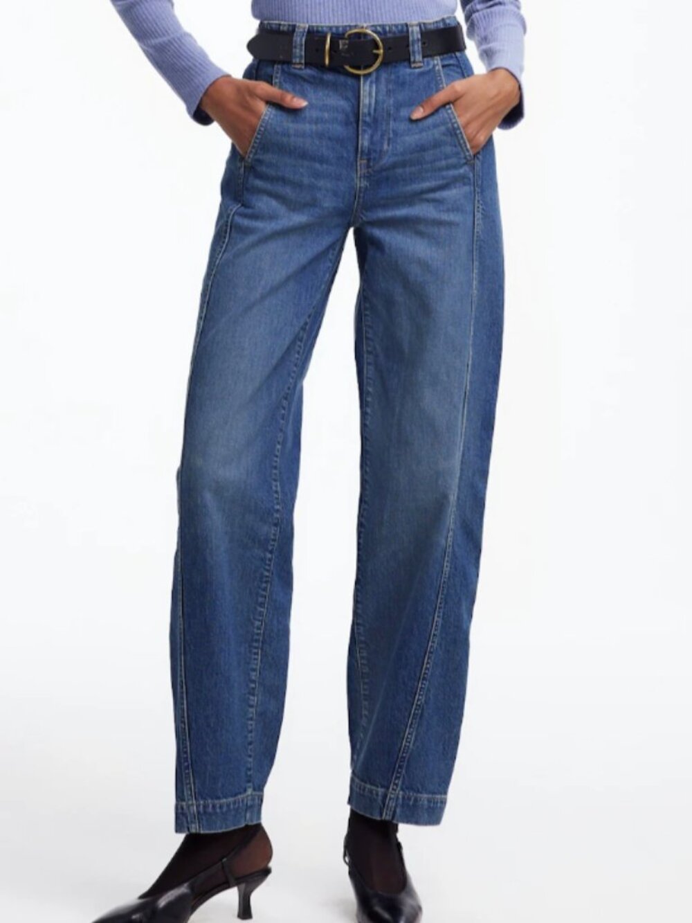 Madewell Tapered Denim Trousers